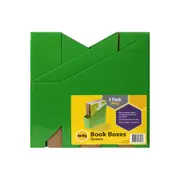5pc Marbig 27x9cm Magazine Book Storage Holder Box File Organiser Small Green