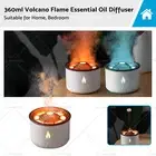 360ml Volcano Flame Essential Oil Diffuser&Humidifier with Remote Control
