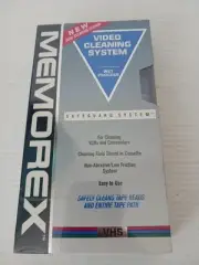 Memorex VCR Camcorders Video Cleaning System Non-Abrasive Wet Process VHS sealed