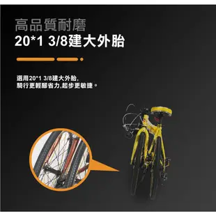 BIKEONE L22 PLUS 22吋24速451輪組SHIMANO變速前後碟煞折疊車小摺腳踏車