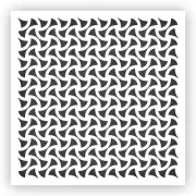 Pattern #7 Stencil - Choose a Size - Laser-Cut Reusable Plastic