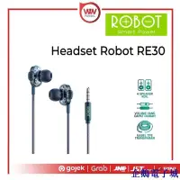 在飛比找Yahoo!奇摩拍賣優惠-企鵝電子城Robot RE30 耳機有線耳機免提音樂雙揚聲器