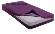 15''High egyptian cotton king Purple mattress cover / protector