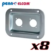 8 Penn Elcom D0604Z Dish Two Neutrik D Speakon NL2/NL4 PennBrite 3-1/2"x 5-1/8"