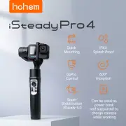 Hohem ISteady Pro 4 3-Axis Gimbal Stabilizer for GoPro 10/9/8/7/6/5 Osmo Action