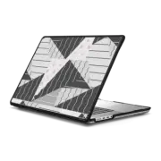 MacBook Pro 16-inch (M1 - M4) Impact Case Geometrical black white pink abstract shapes pattern