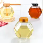 2 Pcs Honey Jar Jars Bottle Mini Coffee Syrup Food Containers Miss