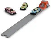 Driven by Battat – Toy Car Launcher – Sports Car Racing Playset – 3 Cars, 5 Tracks & Launcher – Compatible with Pocket Playsets – 3 Years + – Nitro Race Car Launcher