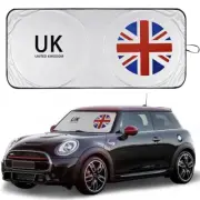 For Mini Cooper F54 F55 F56 Car Windshield Sun Shade Union Jack Foldable Cover (for: Mini)