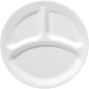 [CORELLE] Livingware Winter Frost White 10-1/4" Divided Dinner Plate, 1 Pack