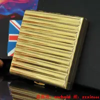 在飛比找露天拍賣優惠-煙盒高檔男女士創意煙盒10 16 20支裝銅質超薄隨身便攜盒