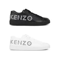 在飛比找Yahoo!奇摩拍賣優惠-[全新真品代購] KENZO 皮革 LOGO 休閒鞋 / 運