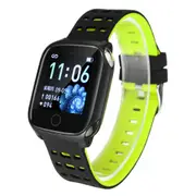 F16 1.3in Color Screen IP67 Waterproof Smart Watch ECG Heart Rate spO2 Monitor Shake Camera Sports Bracelet Fitness Tracker GREEN COLOR