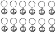 3 Pack Pet Bells for Dog Cat Collar Charm Pet Pendant Accessories Stainless Steel Anti-Lost Training Bells for Collars Pet Pendant Accessories 1/2-Inch Silver