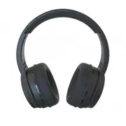 LASER BLUETOOTH FOLDABLE HEADPHONES WITH MIC - BLACK