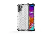 For Samsung Galaxy Note 10 Case Clear Plastic Protective Honeycomb Back Case