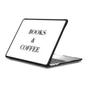MacBook Air 13-inch (M2 - M4) Impact Case BOOKS & COFFEE