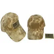 Military Hunting Tactical Cap Flag Patch - Kryptek Nomad