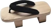 [ａ aternee] Japanese Wooden Clogs Shoes Flip Flops Comfortable Durable Women Men Japanese Traditional Sandals Home Slippers for Dorm Home