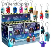 1 x AMONG US Crewmate Figural Keychains 1 Blind Bag Ejected Edition NEW