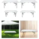 Foldable Table Camp Table Multipurpose Rectangular Portable Folding Table for