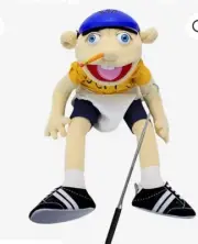 Brand New Jeffy Hand Puppet 23" With Handle. Stuffed Doll Kids Educational Funny