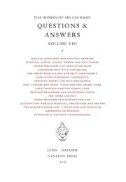 Sri Chinmoy: Answers VIII - Sri Chinmoy