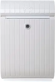 TATAY Mailbox Piccolo, modern design, bright white color, made of tough plastic, anti-UV, easy to maintain, ideal for installation in both single-family homes and communities.