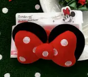Minnie Mouse ears with Bow Headband DISNEY The Creme Shop Plush Vegan Limited Ed