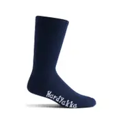 Hard Yakka Size 7-12 Navy Bamboo Work Socks - 2 Pack
