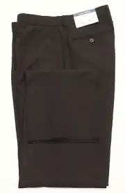 NWT Mens 32 Nautica Black Flat Front Dress Pants.