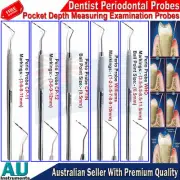 Dental William Color Coded Probes Teeth Pocket Depth Measuring Probe