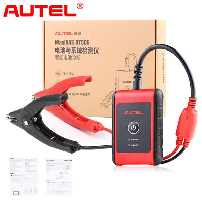 Autel BT506 Car Battery Tester Electrical System Diagnostic Tool & Analyzer