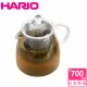 【HARIO】耐熱玻璃極簡花茶壺 700ml / CHEN-70T(細緻大濾網)