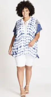 Autograph Nautical Kimono Womens Plus Size 20 Clothing Tops Kimono Plus Size