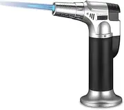 Butanes Torch, Miniss Blow Torch, Refillable Kitchen Torch Lighters with Safety Lock and Adjustable Flame, Portable Direct Barbecue Igniter, for Desserts, Creme Brulee, and Baking