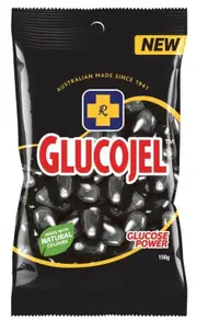 Glucojel Jelly Beans Black 150g