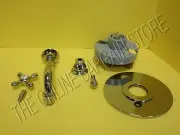 Pottery Barn Gooseneck Bathtub Bathroom Faucet Adapter Polished Nickel Shower