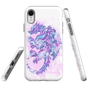 For iPhone XR Case Tough Protective Cover Dragon