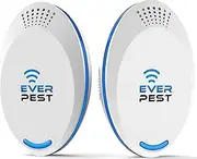 Ultrasonic Pest Repellent Control 2020 (2-Pack), Plug in Home, Flea, Rats, Roaches, Cockroaches, Fruit Fly, Rodent, Insect, Indoor and Outdoor Repeller, Get Rid of Mosquito, Ants