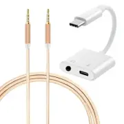 High Rate Type C to 3.5mm Audio Aux Cable Male to Male Cable fit Google Pixel 4