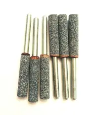 Chain Saw Sharpening Grinding Stone Bit Unthreaded Dremel 453 454 455 - 6 pieces