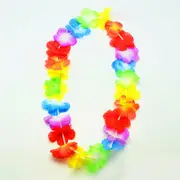 20 PCS Hawaiian Lei Leis Tropical Beach Theme Luau Party Flower Necklace Garland