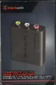 BlackWeb Composite A/V To HDMI Converter