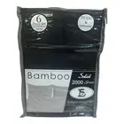 ASHLEY TAYLOR Aloe Vera Bamboo 2000 King 6pc Black Deep Pocket Sheet