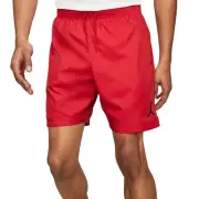 JORDAN Jumpman Poolside Shorts sz L Large Gym Red Black Bred