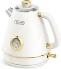 Hazel Quinn Electric Kettle Tea Kettle Electric Stainless Steel, Vintage Desi...