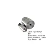 Hole Punching Die Set for Hand Press Machine cuts 2mm holes