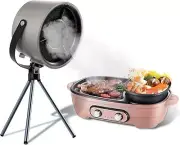 GRODLEN 3-Speed Portable Kitchen Exhaust Fan Range Hood Smoke Filter