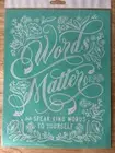 Chalk Couture Words Matter Club Size B Transfer Stencil 8x10 Retired
